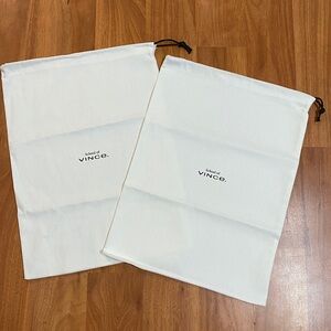 ❤️ Two Vince Travel Dust Shoe Bags New